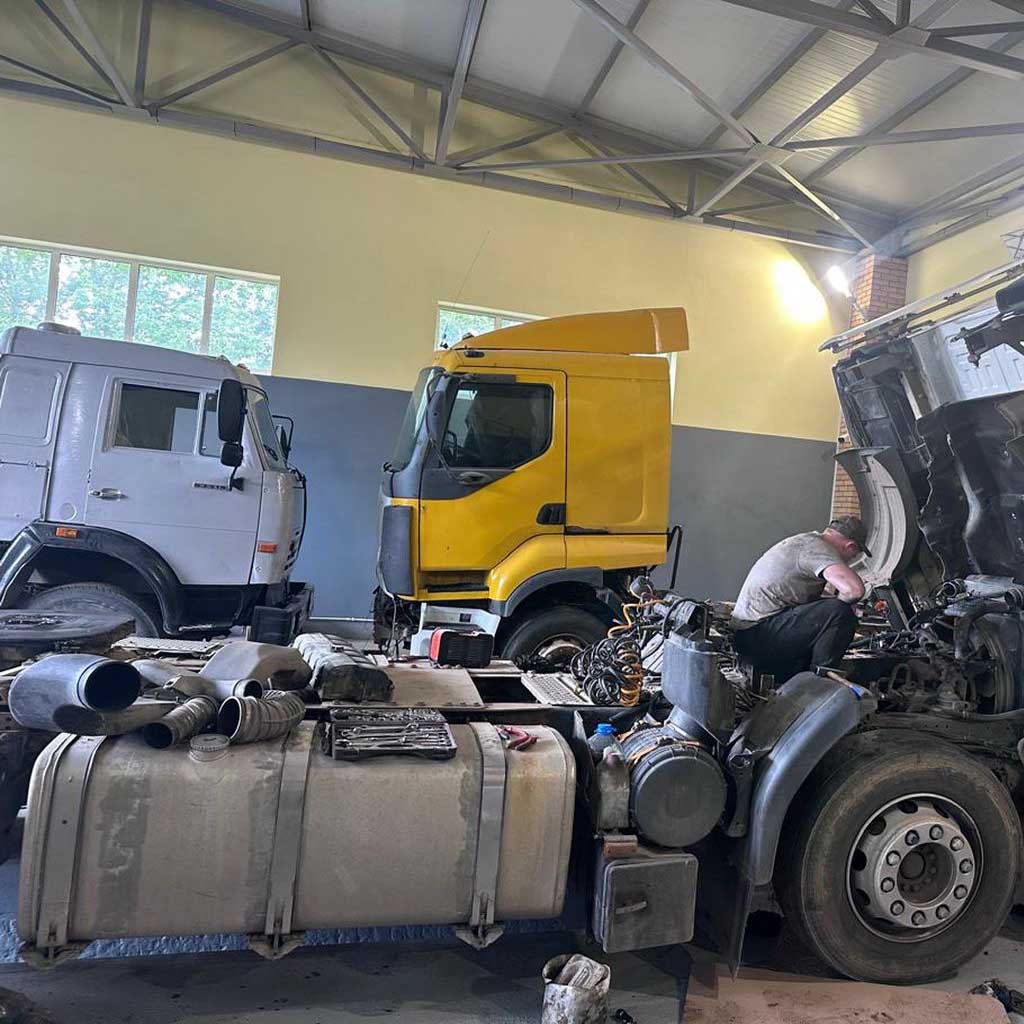 Ремонт грузовых автомобилей в Туле