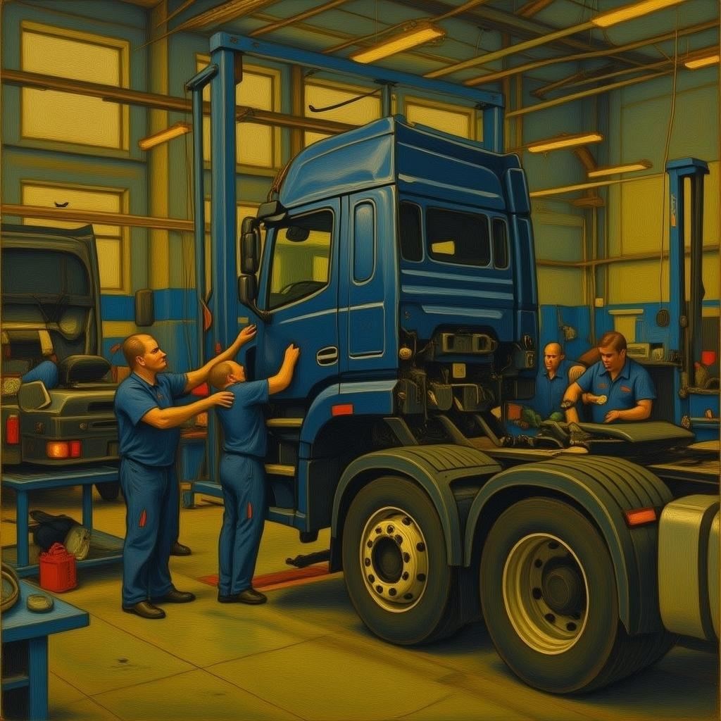 Грузовой автосервис в Новомосковске Тульской обл